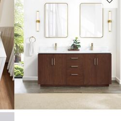 Cloverfield 72'' Double Bathroom Vanity