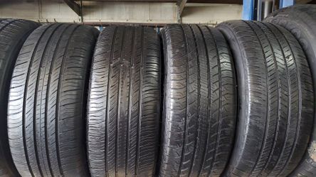 Four good set of slightly used tires for sale 215/55/17