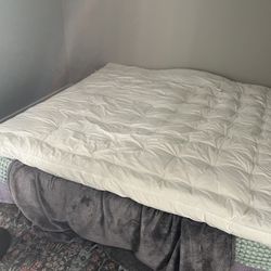 Brand New Plush Natural Wool Latex Mattress Topper 