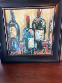 Wine Bottle framed print