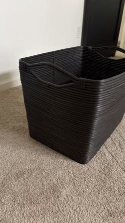 Threshold Wicker Basket With Handles 