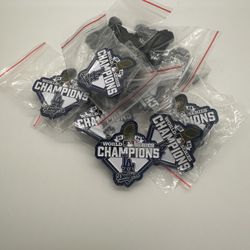 Custom 2 inch LA Dodgers World Series Championship Enamel Pin!