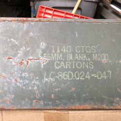 Ammo box Old 556 Empty