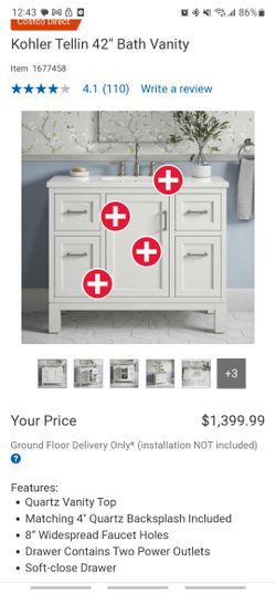 Accepting Offers Bathroom Vanity Comes With Electrical Outlets