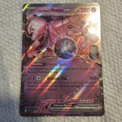 Team Rocket's Mewtwo ex - SV: Scarlet & Violet Promo NM