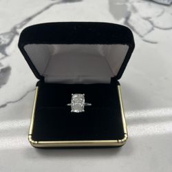 3.8 Carat Lab Diamond Elongated Cushion 