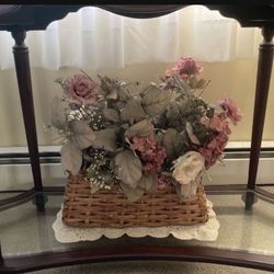 Pretty Basket of Spring Flowers