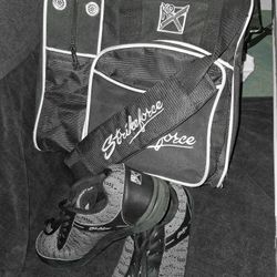 Strike Force Bowling Bag And Bowling Shoes Used