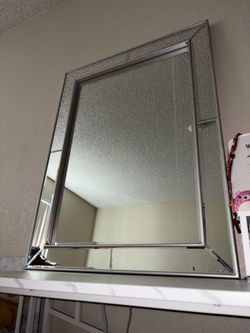 Premium Solid Wood Beveled Wall Mirror (Heavy)