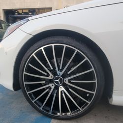 22" New Staggerd Wheels & New Tires For MERCEDES BENZ S550