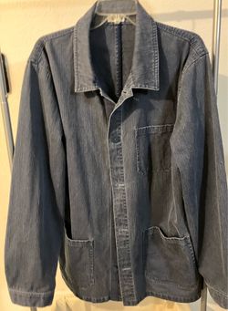 Quaker Marine French Workman’s Jacket Navy Denim excellent!