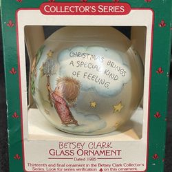 Vintage Hallmark 1985 Glass Ornament