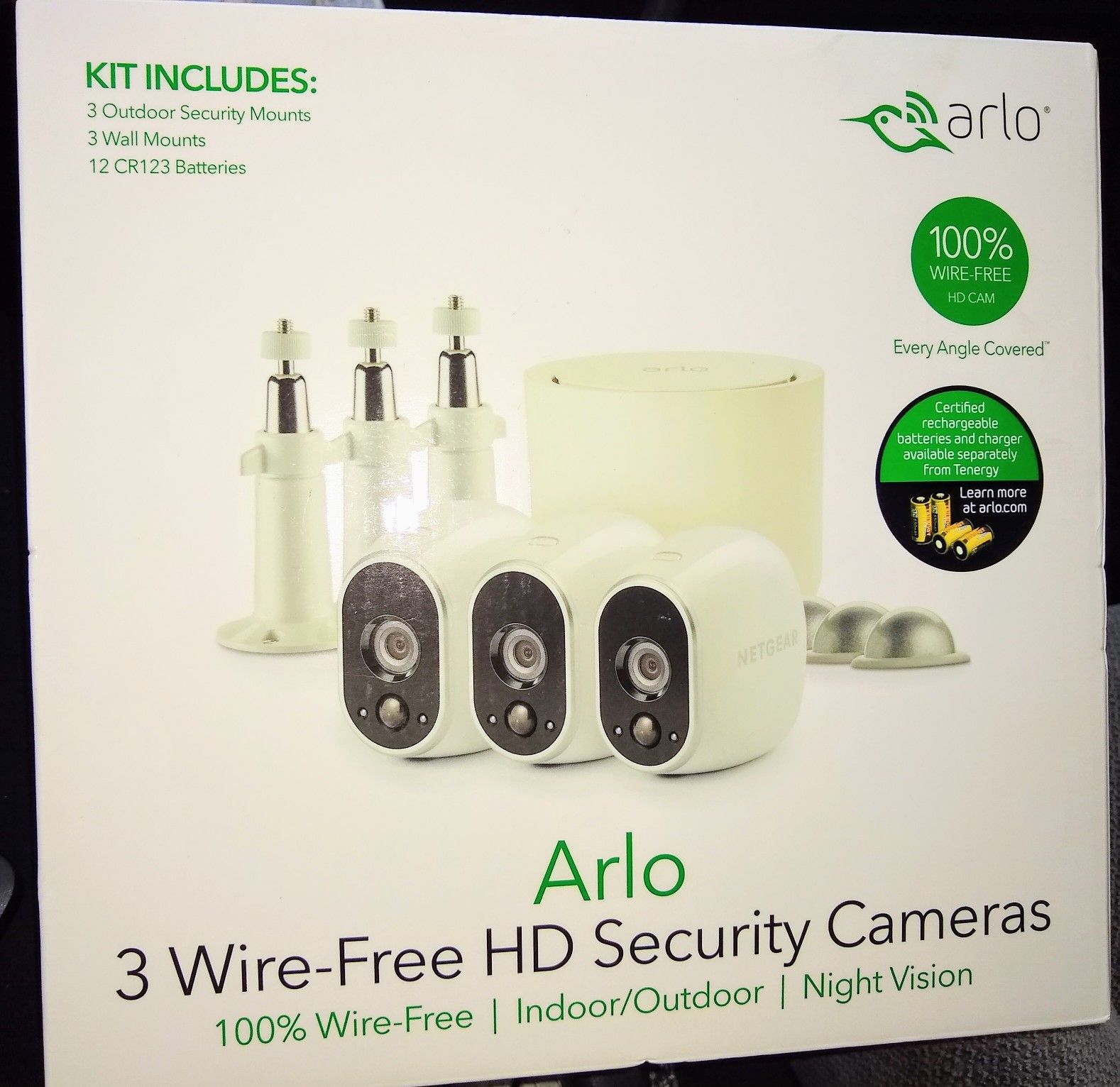 Arlo Wire-Free HD Security Cameras (VMS3330W)