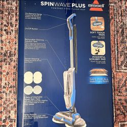 NEW BISSELL SpinWave Plus Hard Floor Spin Mop for Cleaning and Home Improvement 🧽🧹🧼 With Box