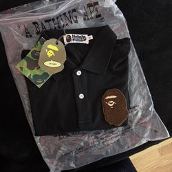 bape polo shirt