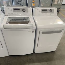 Lg Washer & Dryer Electric 