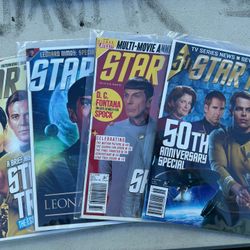 4x Star Trek magazines
