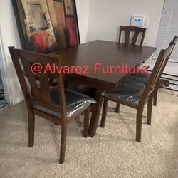 Dining Table Set With Bench 