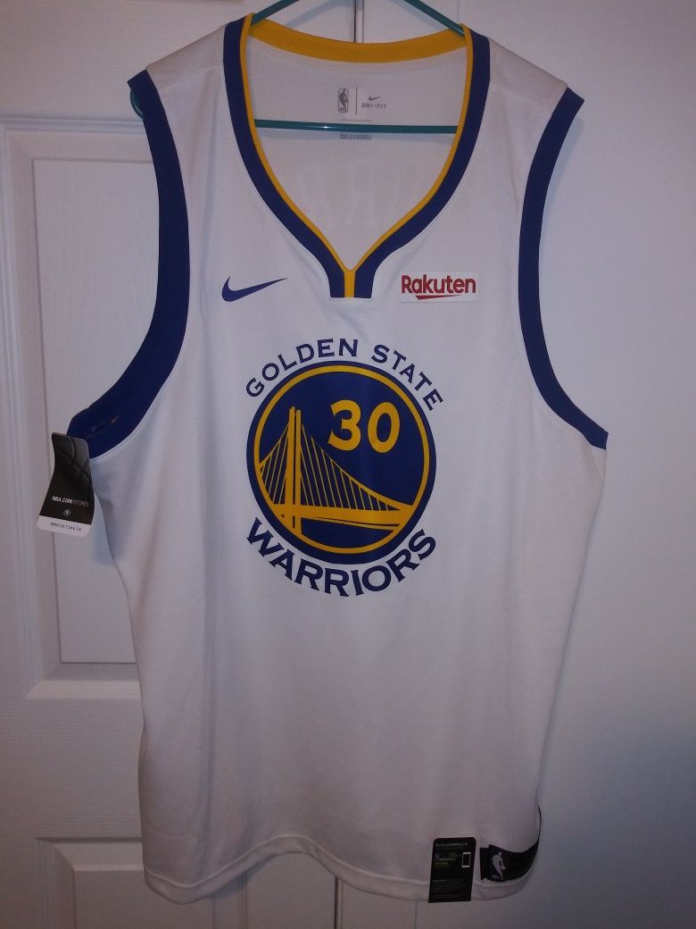 Warriors Swingman Curry #30 Home Jersey with tags Sz 3XL!
