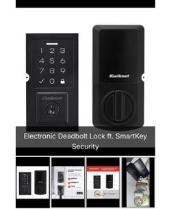 Kwikset Electronic Deadbolt Lock with SmartKey