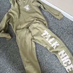 Talk Nice Sweat Suit size M: $50