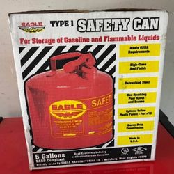 Brand new eagle metal fuel gas diesel safety can jug tank portable Jerry