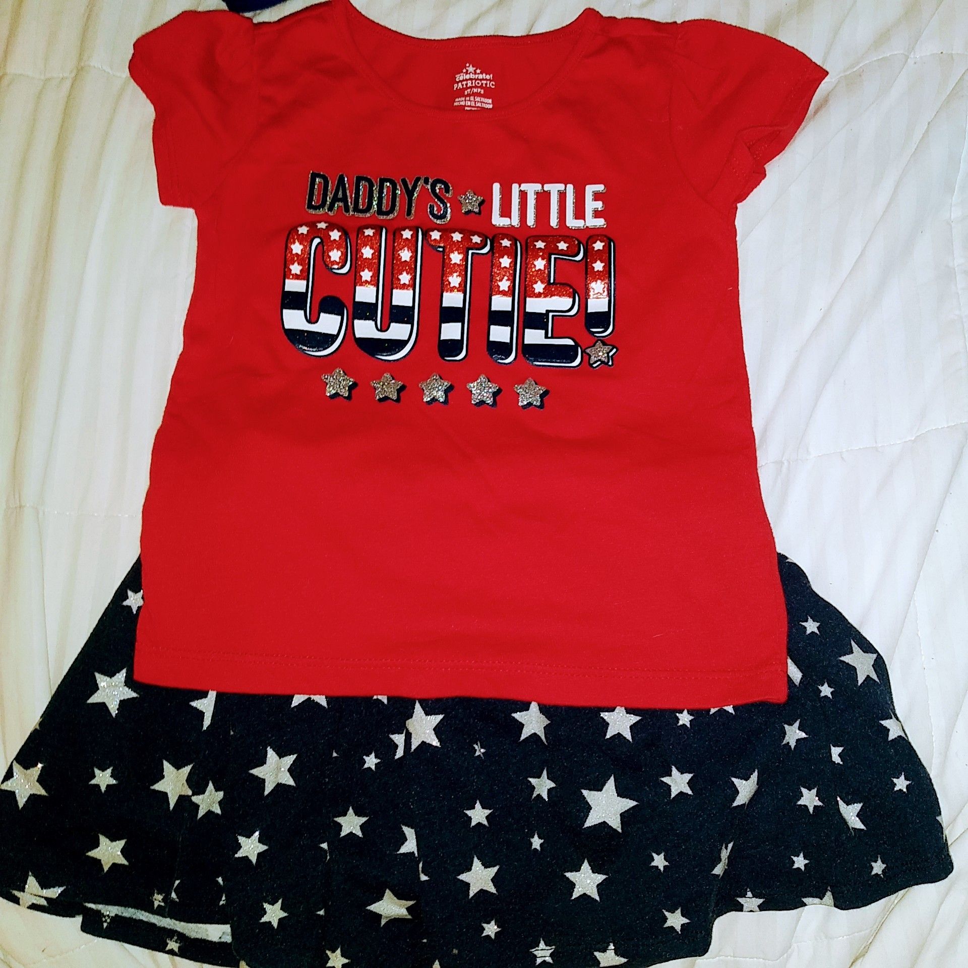 Girls Celebrate Patriotic Outfit size 3T