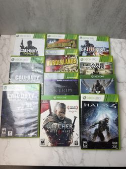 Xbox 360 & Xbox One Game Lot Call of Duty MW3 Black Ops Ghosts + Halo 4 + Witcher 3 + More