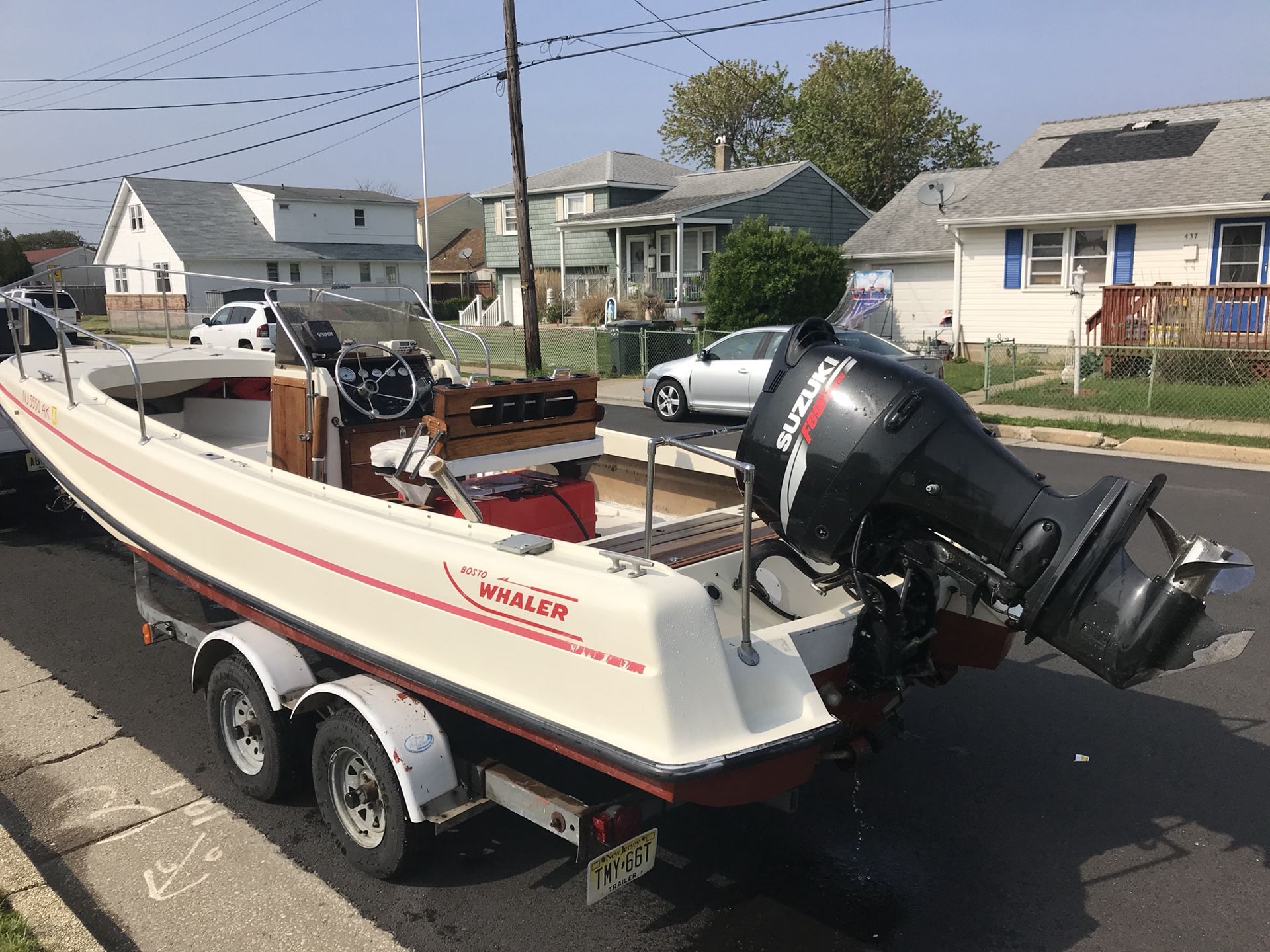 1976 Boston whaler outrage 21 foot 2004 suzuki 140 4 stroke