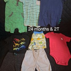 24 MONTHS BOY SUMMER CLOTHES (ROPA PARA NIÑO TALLA 2 AÑOS)