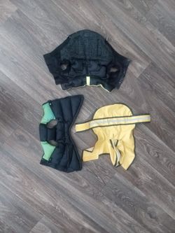 Three small dog jackets