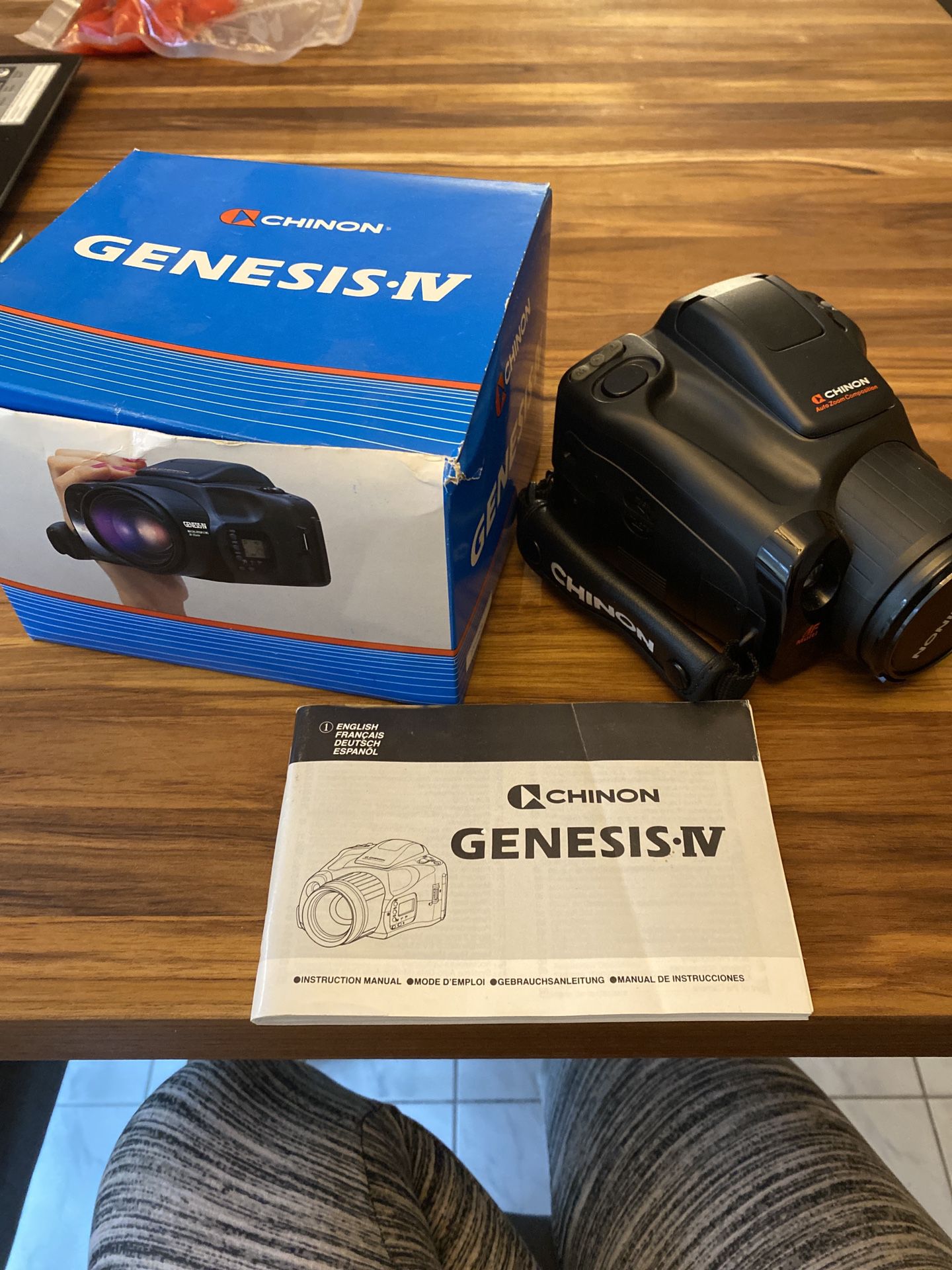 Chinon Genesis IV camera with macro zoom lens