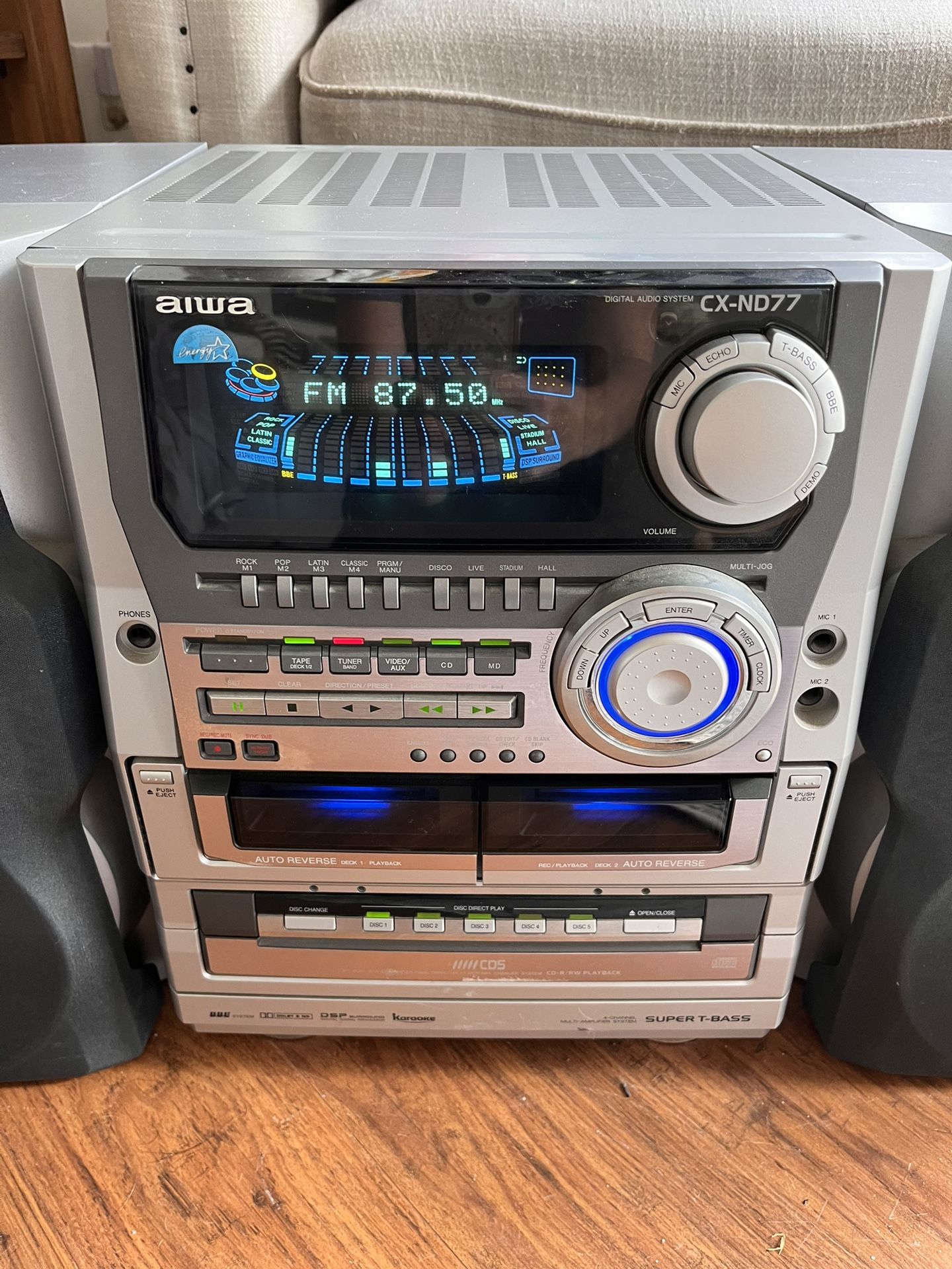 Aiwa Stereo System With CD and Cassette Players for Sale in San