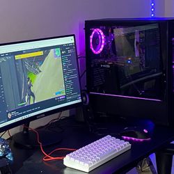 Cyberpower gaming PC And Viotek Monitor 