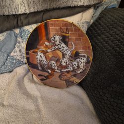 This Is A Collection Plate.  This Said On Back  Where's The Fire?