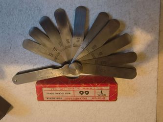 Starret tools 66 thickness gauge