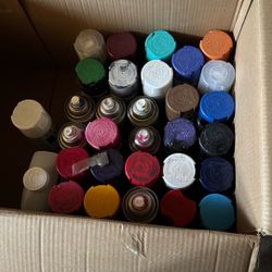 spray paint (mostly rustoleum)