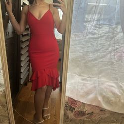 Red Cocktail Dress 