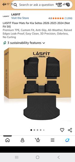 Lasfit Floor Mats for Kia Seltos 2024-2026