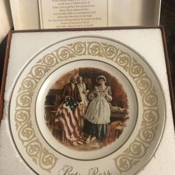 Betsy Ross- 1973 Decoration Plate