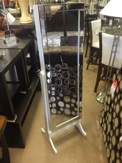 Jewelry cheval mirror