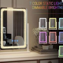 Make Up Mirror- LED Light- Multiple Colors