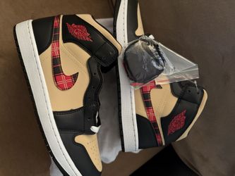 Jordan 1 Tartan Swoosh