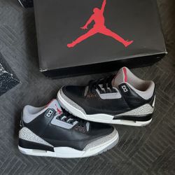 Black Cement 3s (Newer Release)