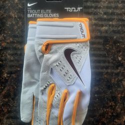 Nike Mike Trout Elite Batting Gloves Men's XL NCAA Minnesota Golden Gophers