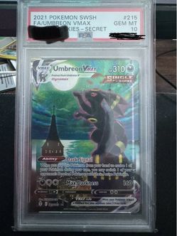 Pokémon Evolving Skies Umbreon VMAX #215 PSA 10 Gem Mint