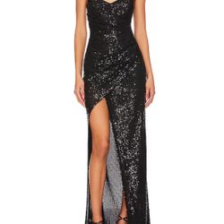 Black Sequin Dress
