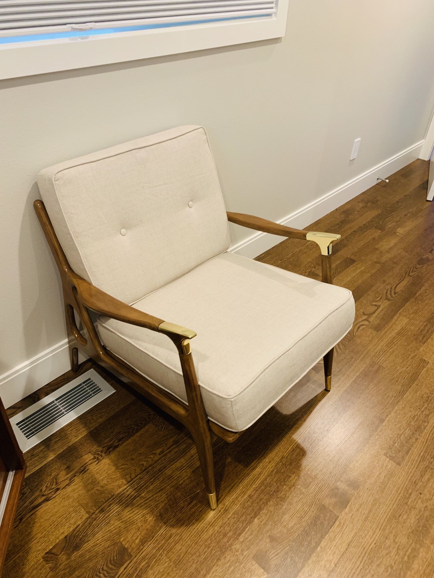 Linen Haverhill Chairs x 2 Anthropologie
