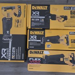 Brand New DeWalt XR Power  Tools – Never Used