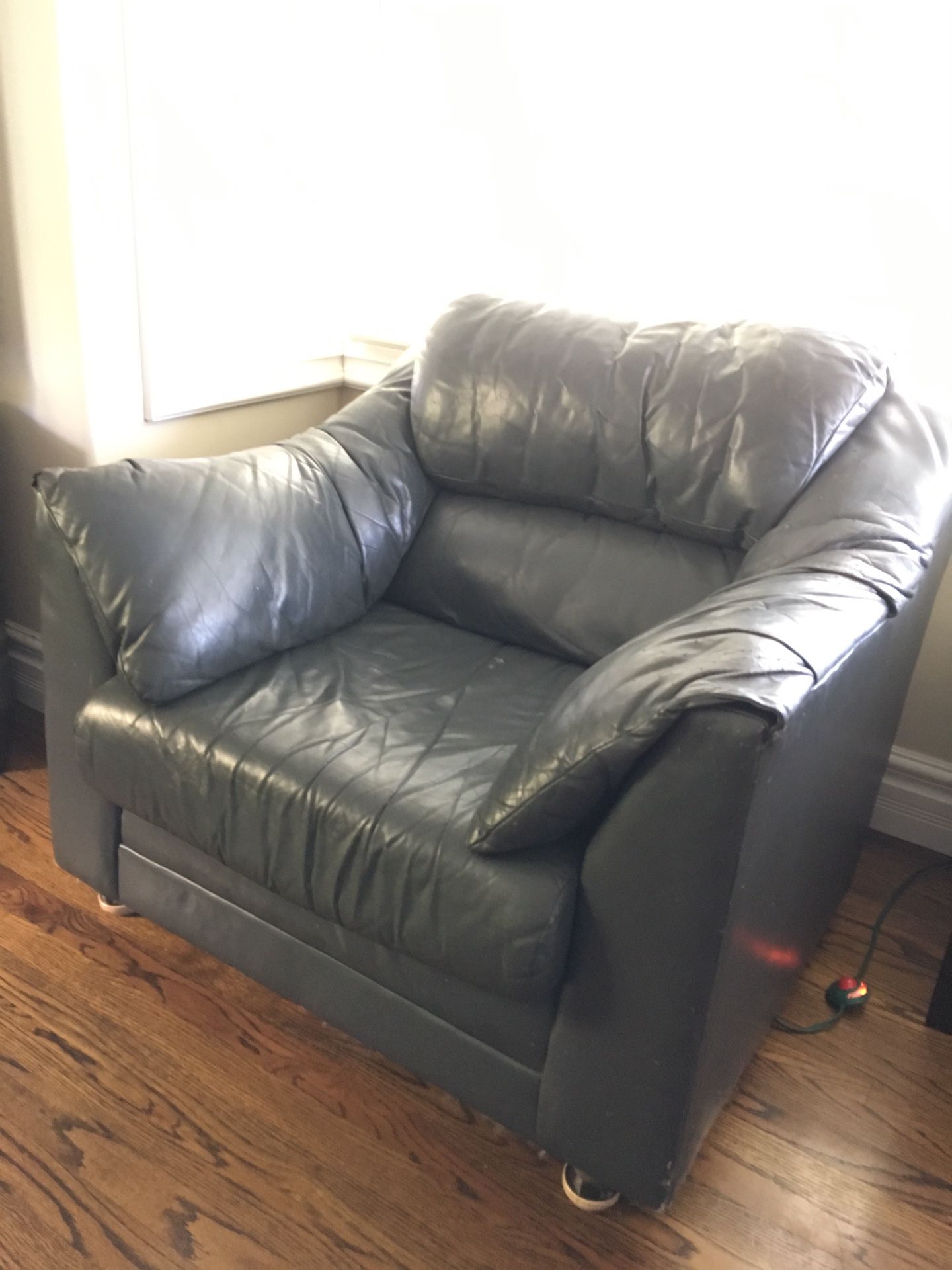 FREE Leather Club Chair